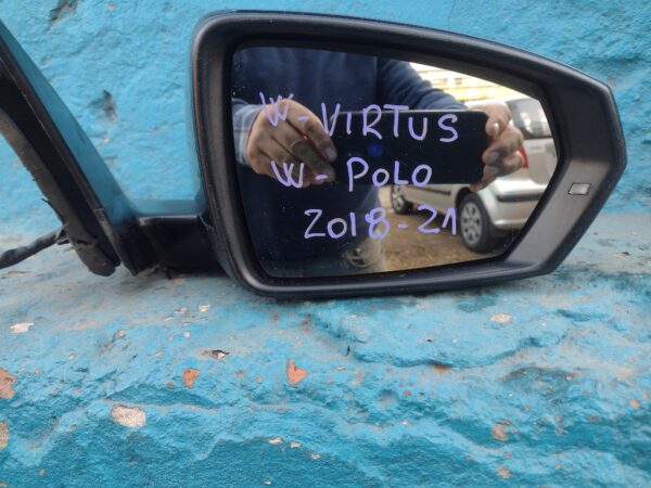 Espejo derecho volkswagen virtus 2018 - 2021 - Imagen 5
