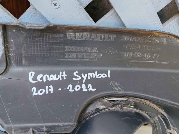 Tapa de neblinero derecho Renault Symbol 2017 - 2022 - Imagen 3