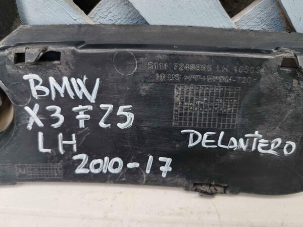Tapa de parachoque izquierdo BMW X3 F25 2010 - 2017 - Imagen 2