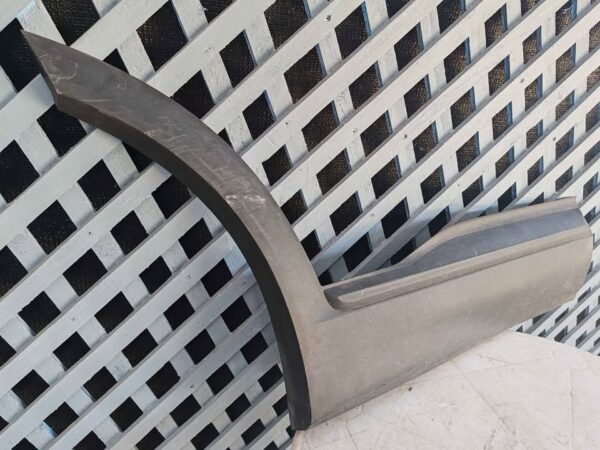 Moldura de puerta trasera derecha Hyundai Santa Fe 2019 - 2024 - Imagen 3