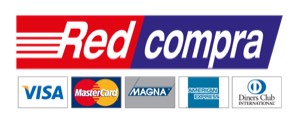 Pago con Redcompra, Visa, Mastercard, American Express y Diners